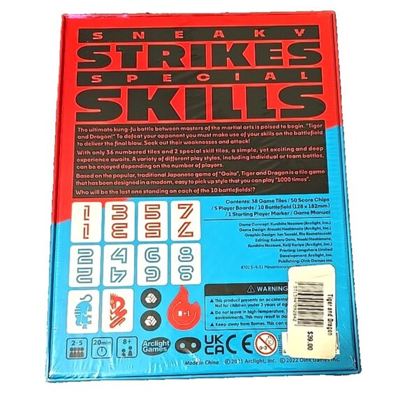 Tiger & Dragon: Board Tile Game - Atsushi Hashimoto Arclight Games NEW in Box - Picture 2 of 8